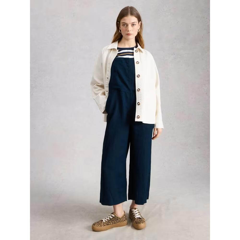 White Stuff Vivian Linen Dungaree